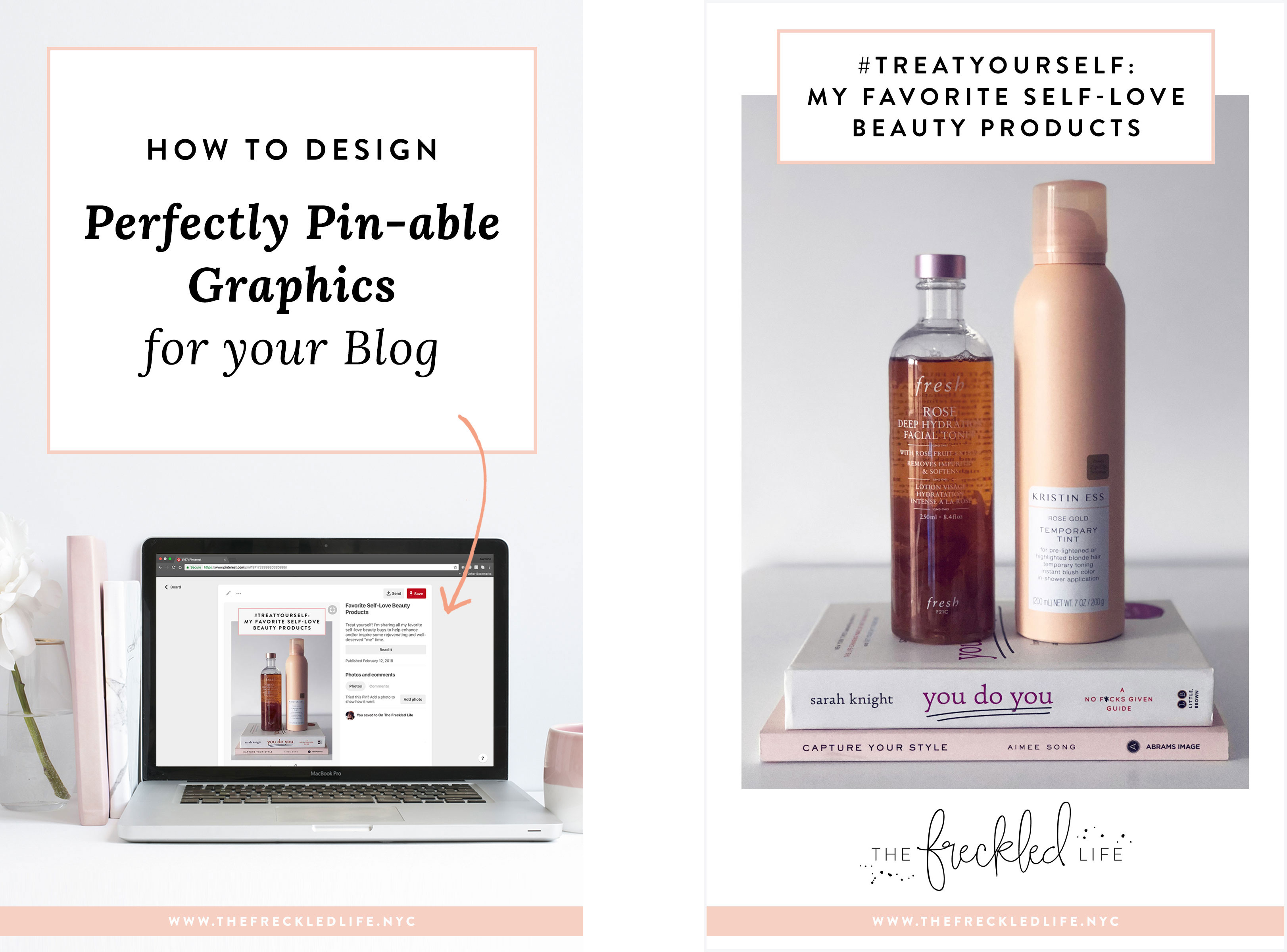 How to Design : Pin-able Graphics | The Freckled Life | NYC Fashion Blog